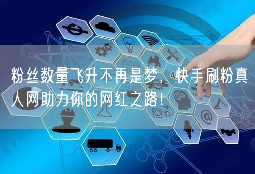 粉丝数量飞升不再是梦,快手刷粉真人网助力你的网红之路!